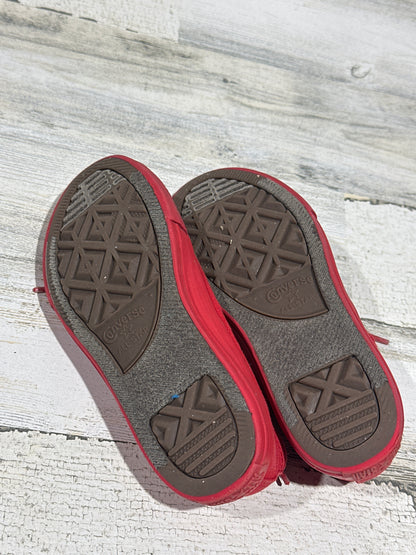 Converse Red Sneakers Shoes - Size Youth 12 - Good Used Condition