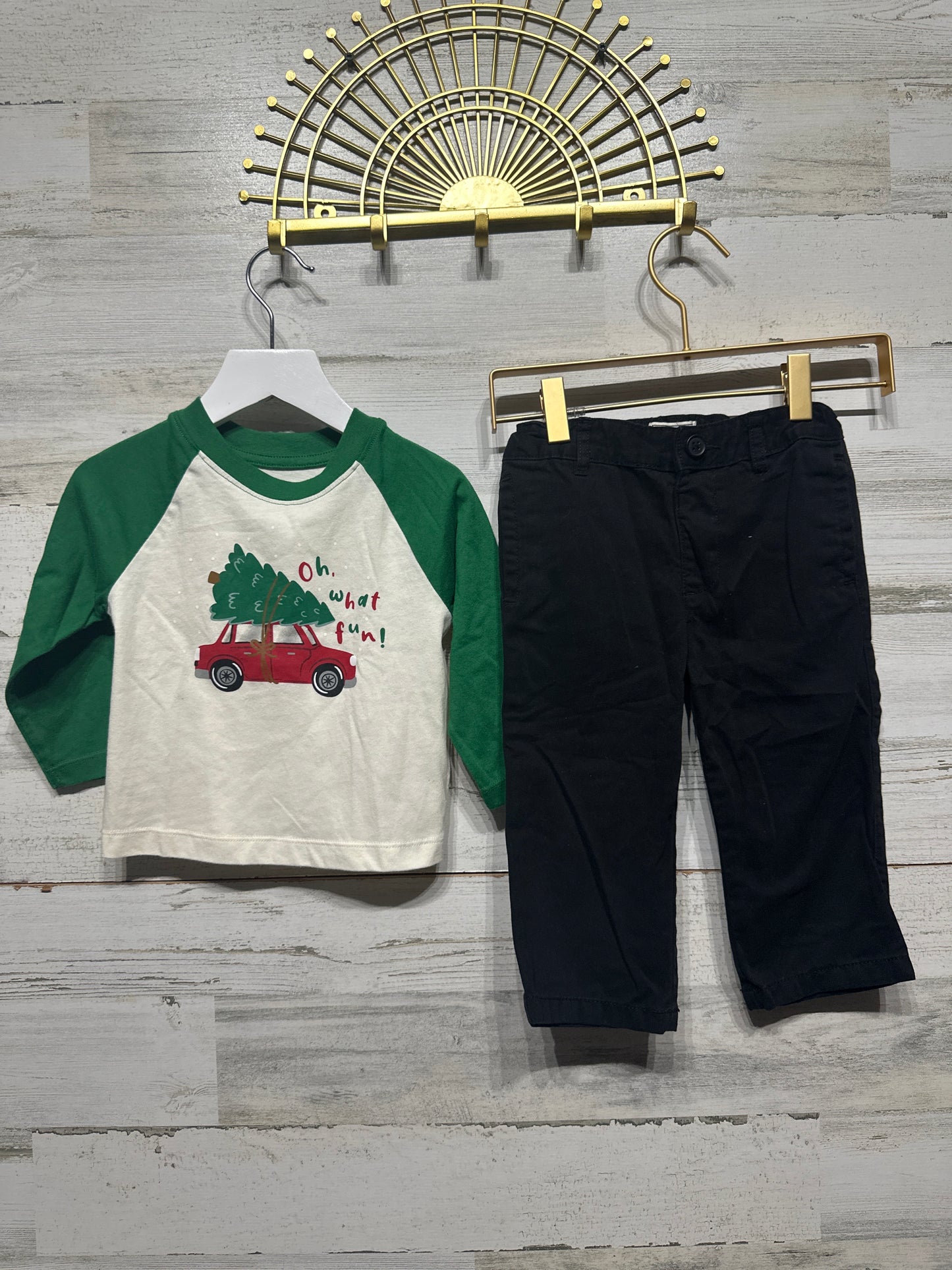 Boys Size 18m Holiday Outfit - Good Used Condition