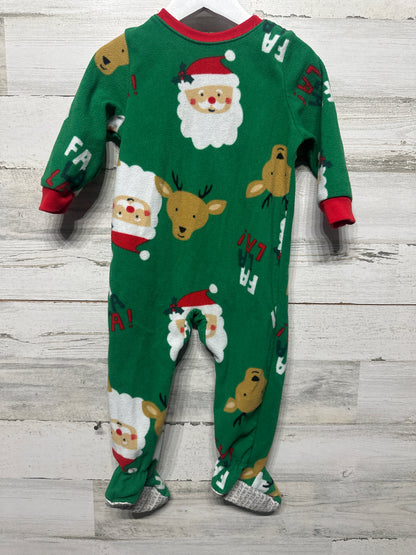 18m Carter's Holiday Fleece Footed Sleeper - Good Used Condition
