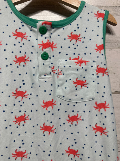 Size 3t Sweet Honey Crab Romper - Very Good Used Condition