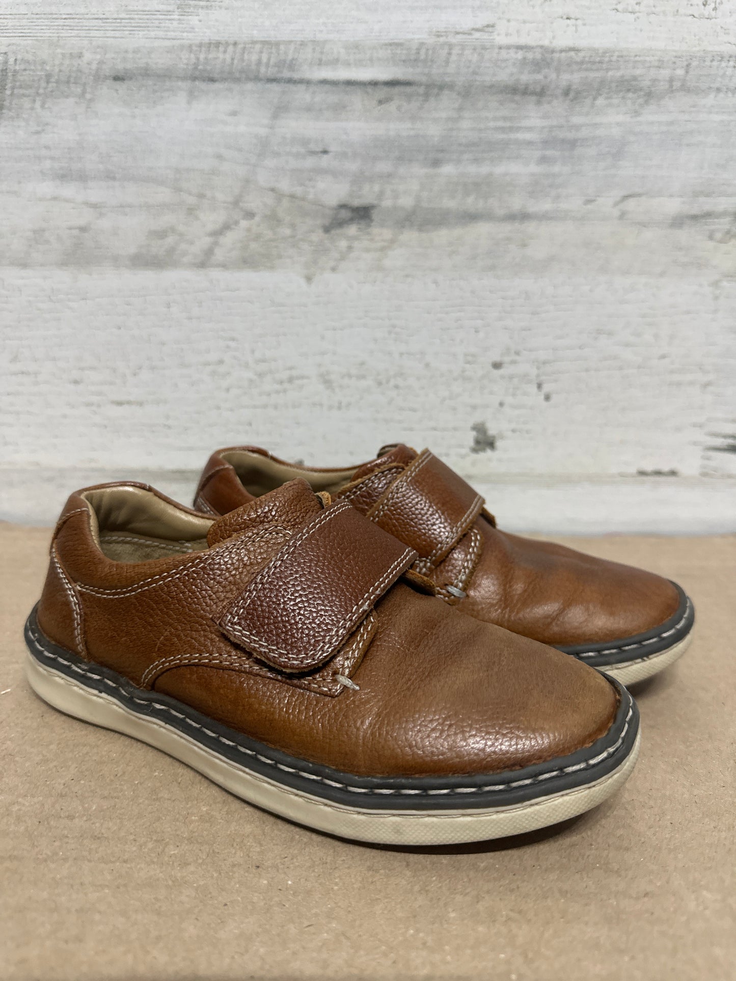 Size 11 (Toddler) Johnston & Murphy Brown Dress Shoes - Very Good Used Condition