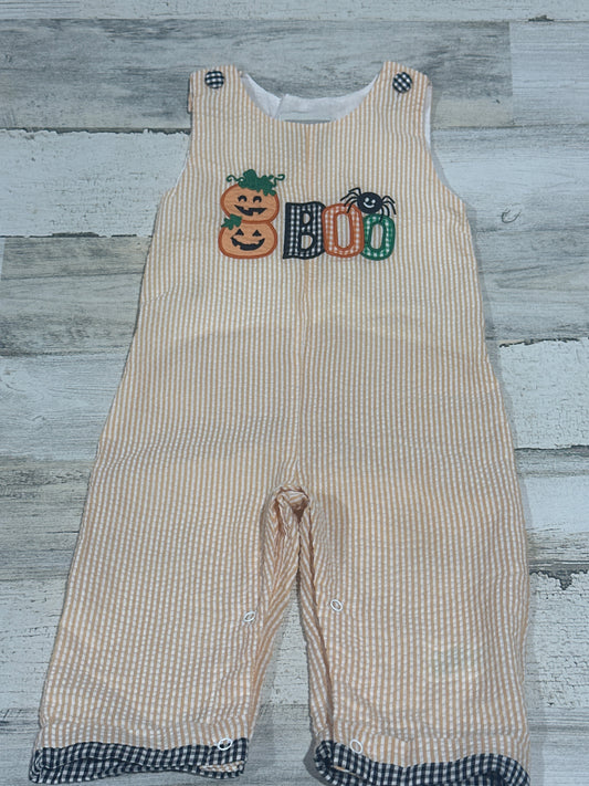Applique BOO Halloween Jon Jon - Lil Cactus - Boys Size 12-18m - Very Good Used Condition