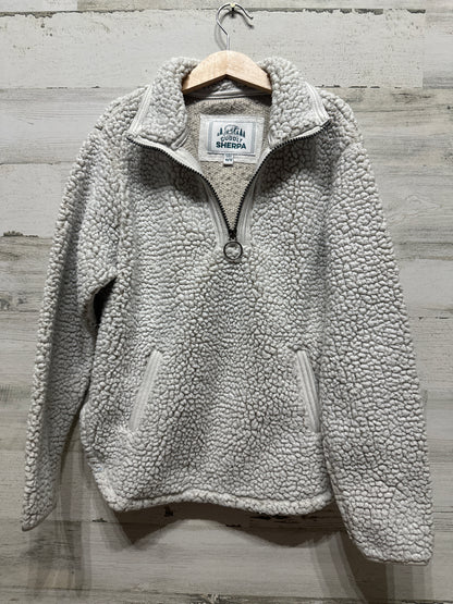 Girls Preowned Size 10-12 Cuddly Sherpa Brand Pullover - Good Used Condition*