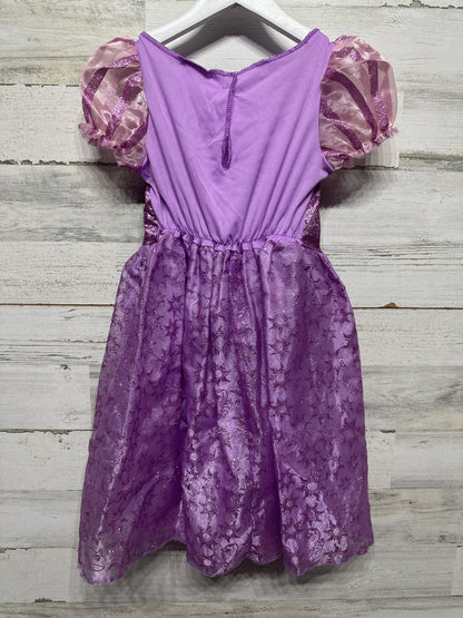Tangled Disney Princess Rapunzel Costume Girls Size 4-6x Dress Up Dress GUC