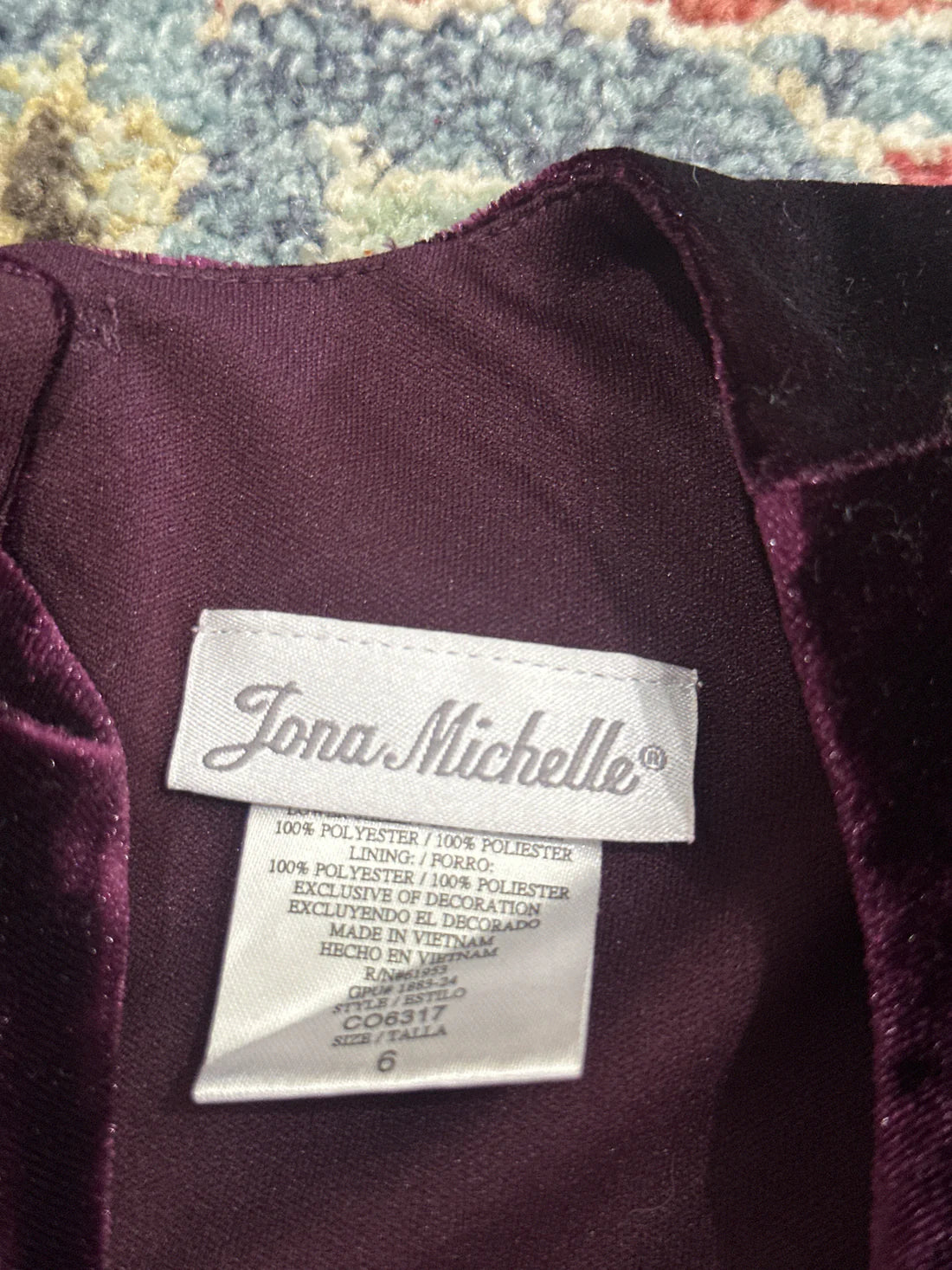 Jona Michelle Girls Size 6 Special Occasion Dress