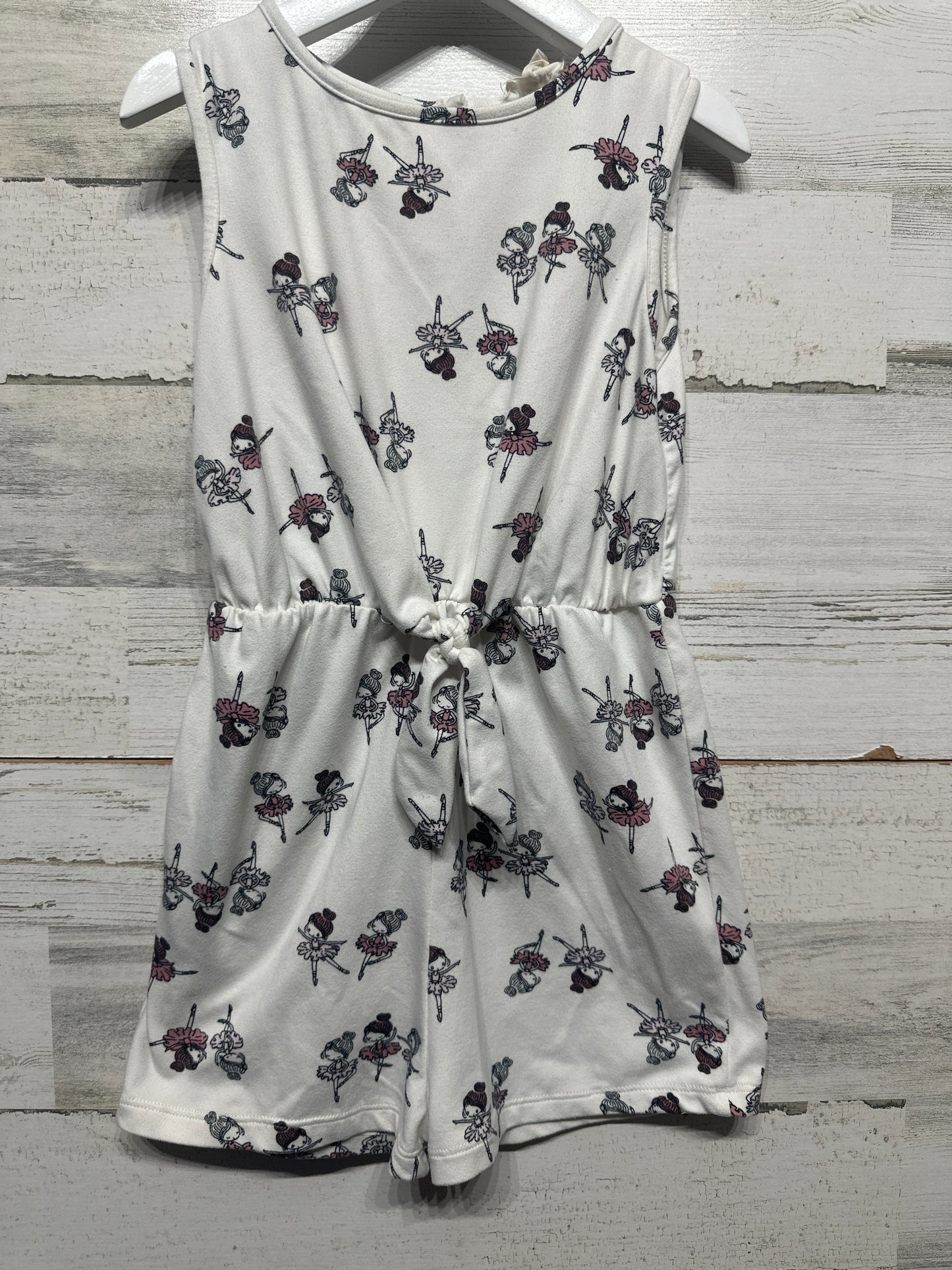 Girls Size 6 Emma & Elsa Ballerina Romper - Good Used Condition