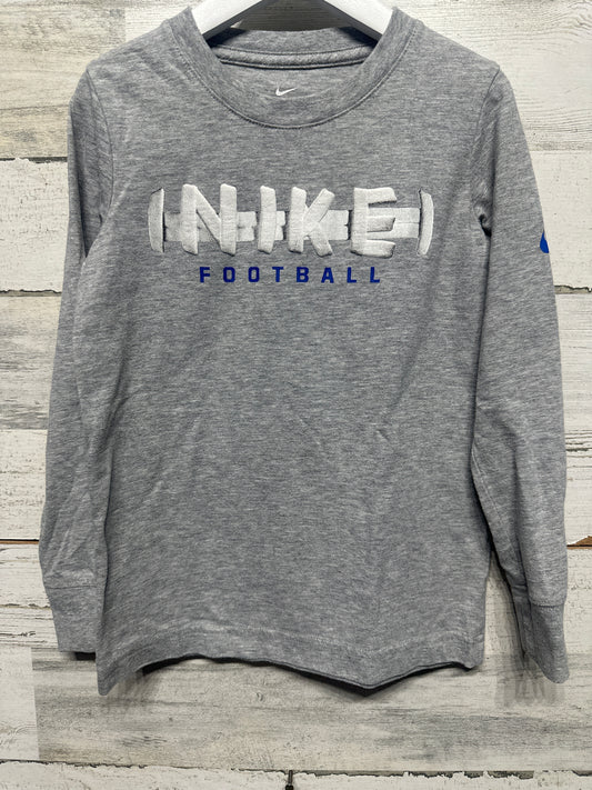 Nike Football Long Sleeve Shirt Boys 6 (Fits 5-6 Yrs) VGUC