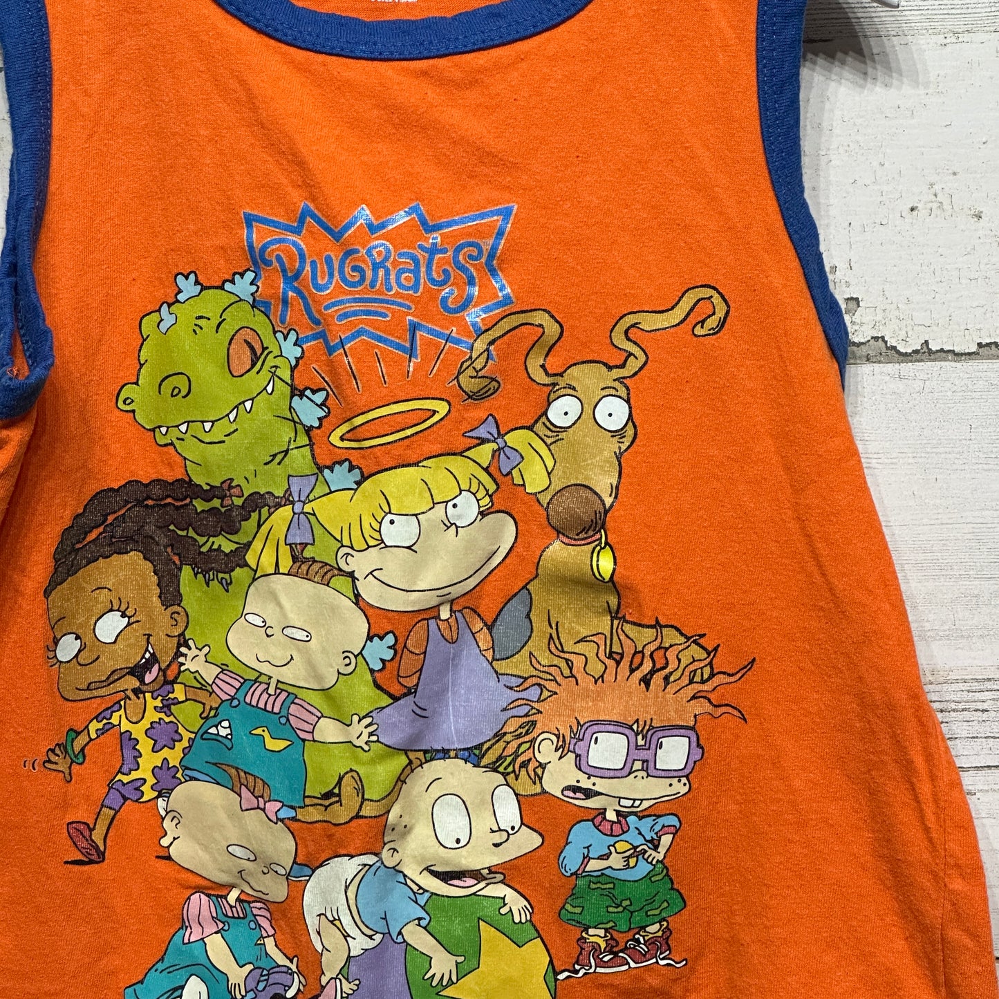 Boys Size 6 Nickelodeon Rugrats Sleeveless Shirt - Good Used Condition