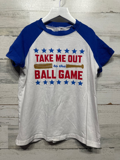 Size 7-8 Take Me Out To The Ball Game Shirt - Good Used Condition