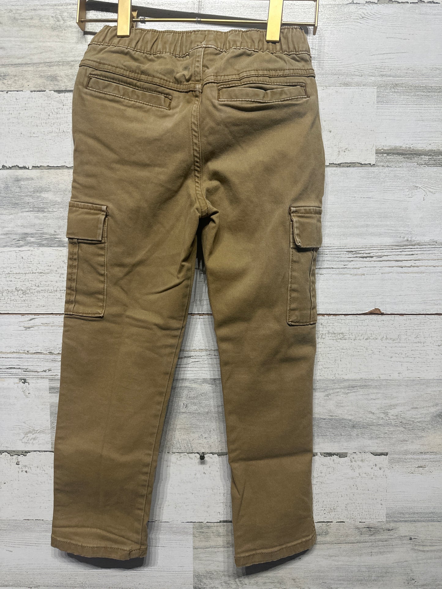 Boys Size 6 Cat and Jack Khaki Tapered Cargo Pants - Play Condition*