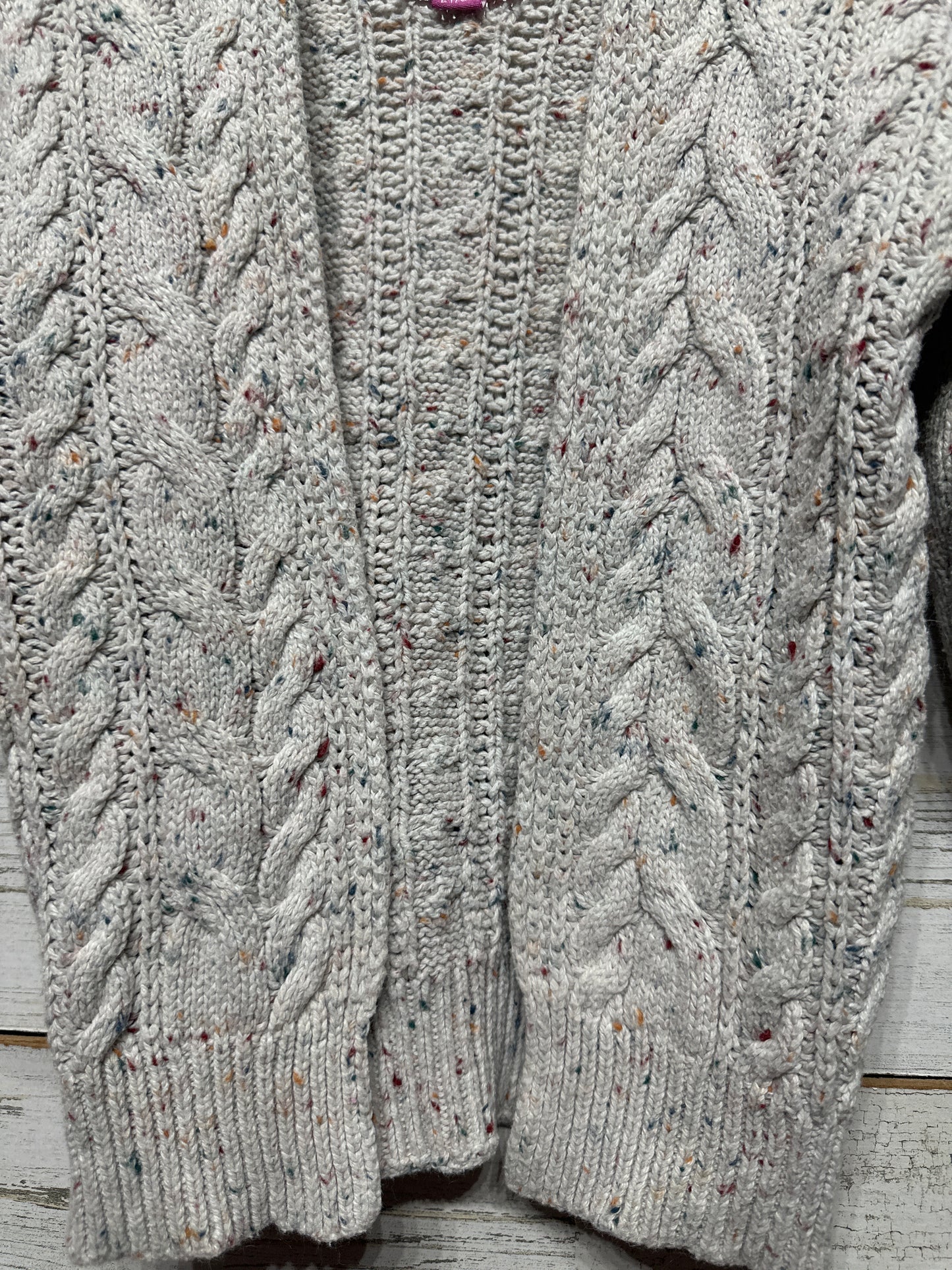 Cable Knit Sweater Cardigan - Ruffle Butts Brand - Girls Size 2t/3t - Very Good Used Condition