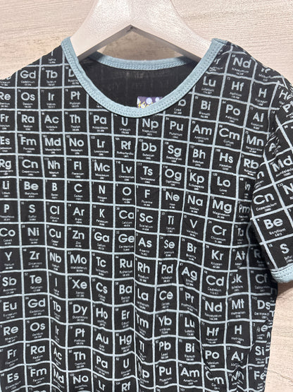 Boys Size 10 Kickee Pants Bamboo Periodic Table Fitted Pajama Set  - Very Good Used Condition