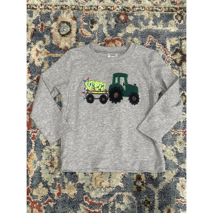 Holiday Applique Long Sleeve Shirt Boys 4T EUC