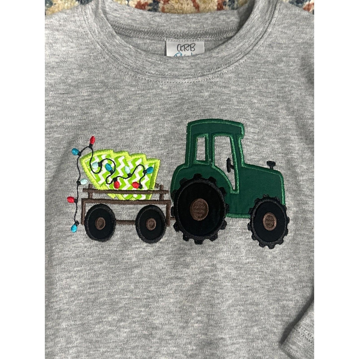 Holiday Applique Long Sleeve Shirt Boys 4T EUC