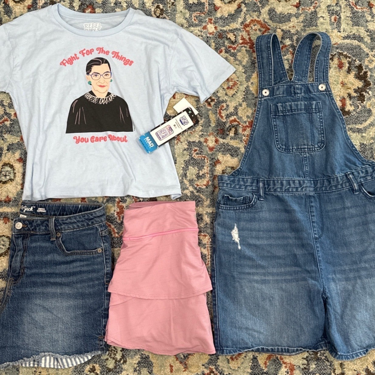 Cat & Jack Athleta Rebel Girls Girls XL 14/16 Spring Summer Bundle