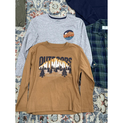 Gap Kickee Pants Tommy Bahama Class Club Boys 7 Long Sleeve Shirt Pant Bundle