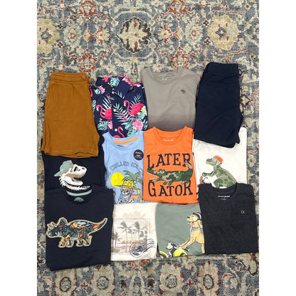 Tommy Bahama Abercrombie Boys 7/8 Bundle Graphic Tees Shorts
