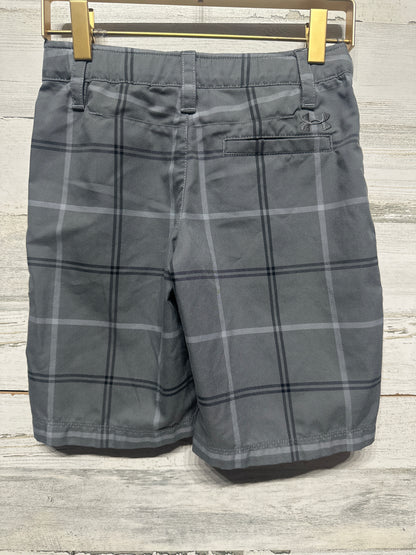 Boys Size 8 / YSM Under Armour Plaid Adjustable Waist Shorts - Very Good Used Condition