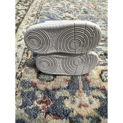 Nike Court Borough Low 2 Boys 7C Blue White Leather Sneakers