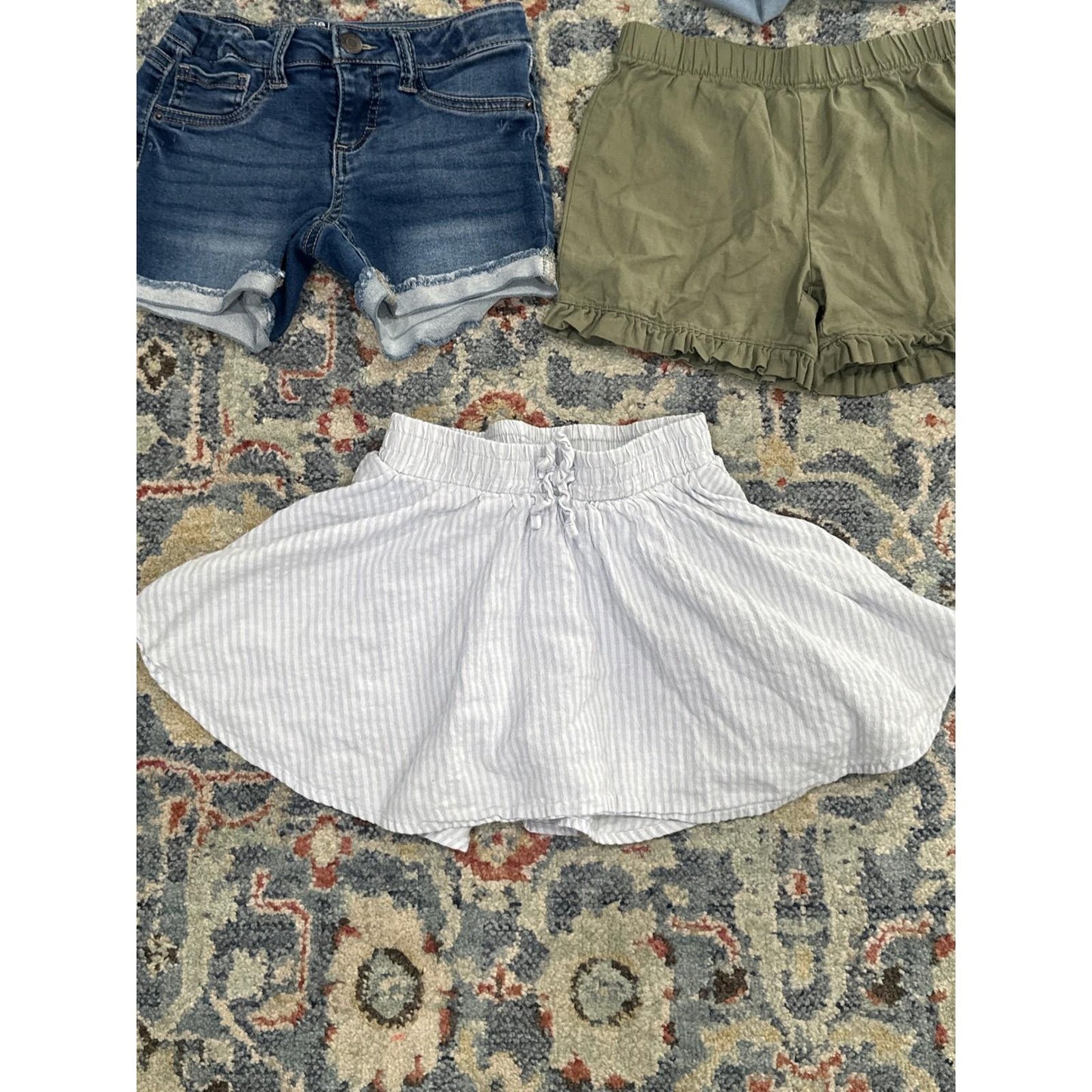 Shorts Skort Bundle Girls Size 6 Ruffle Denim Casual
