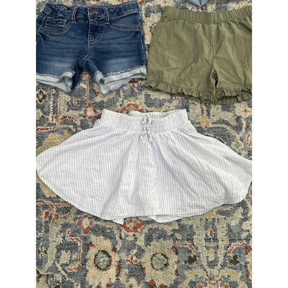 Shorts Skort Bundle Girls Size 6 Ruffle Denim Casual