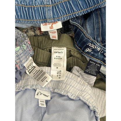 Shorts Skort Bundle Girls Size 6 Ruffle Denim Casual