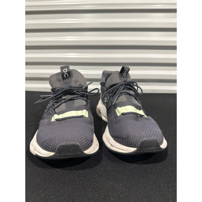 On Cloudnova Running Shoes Women 9 Grey Lime Green CloudTec