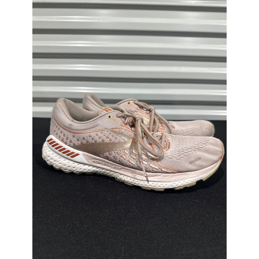 Brooks Adrenaline GTS 21 Running Shoes Womens 9.5 Rose Copper Stability GUC