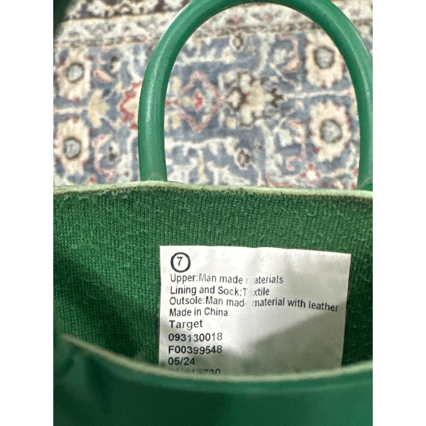 Rain Boots Toddler Boys 7 Green Caterpillar Graphic GUC