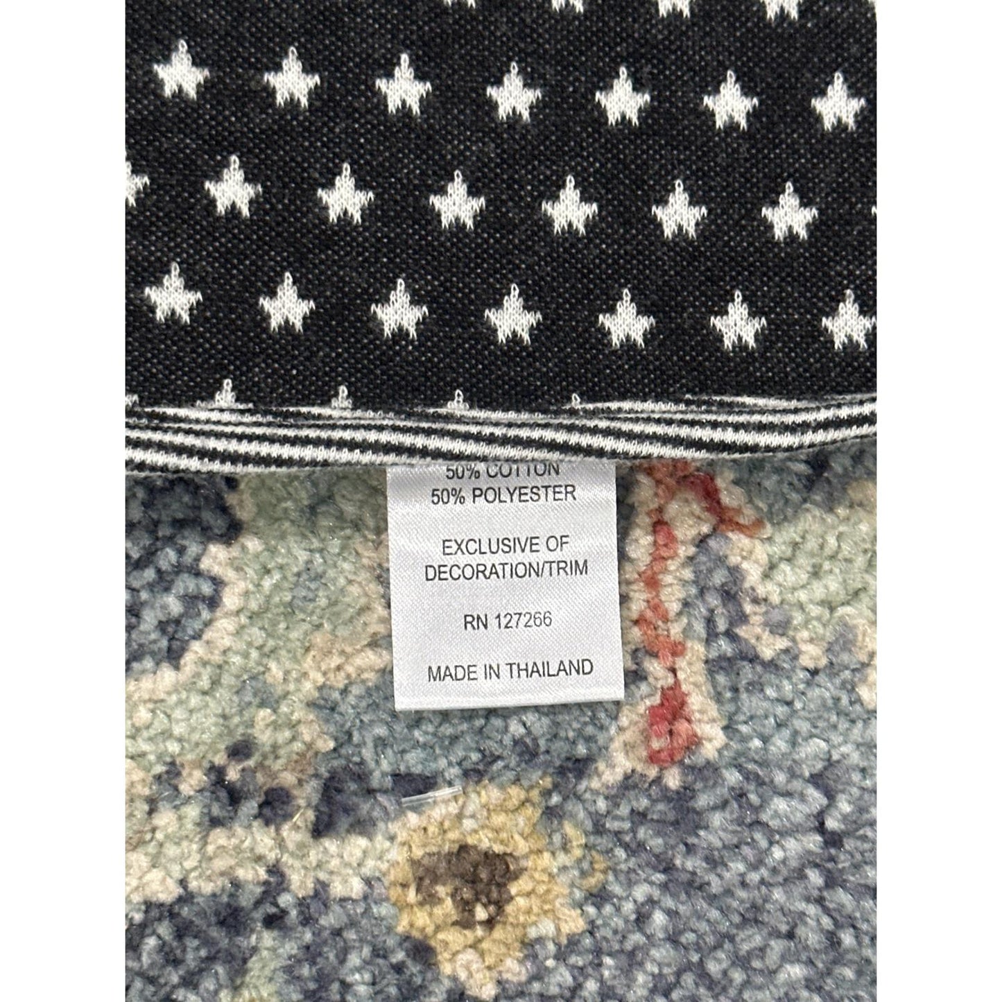 Kapital K Blanket Hat Set Boys 6-9M Black Star Print Striped EUC