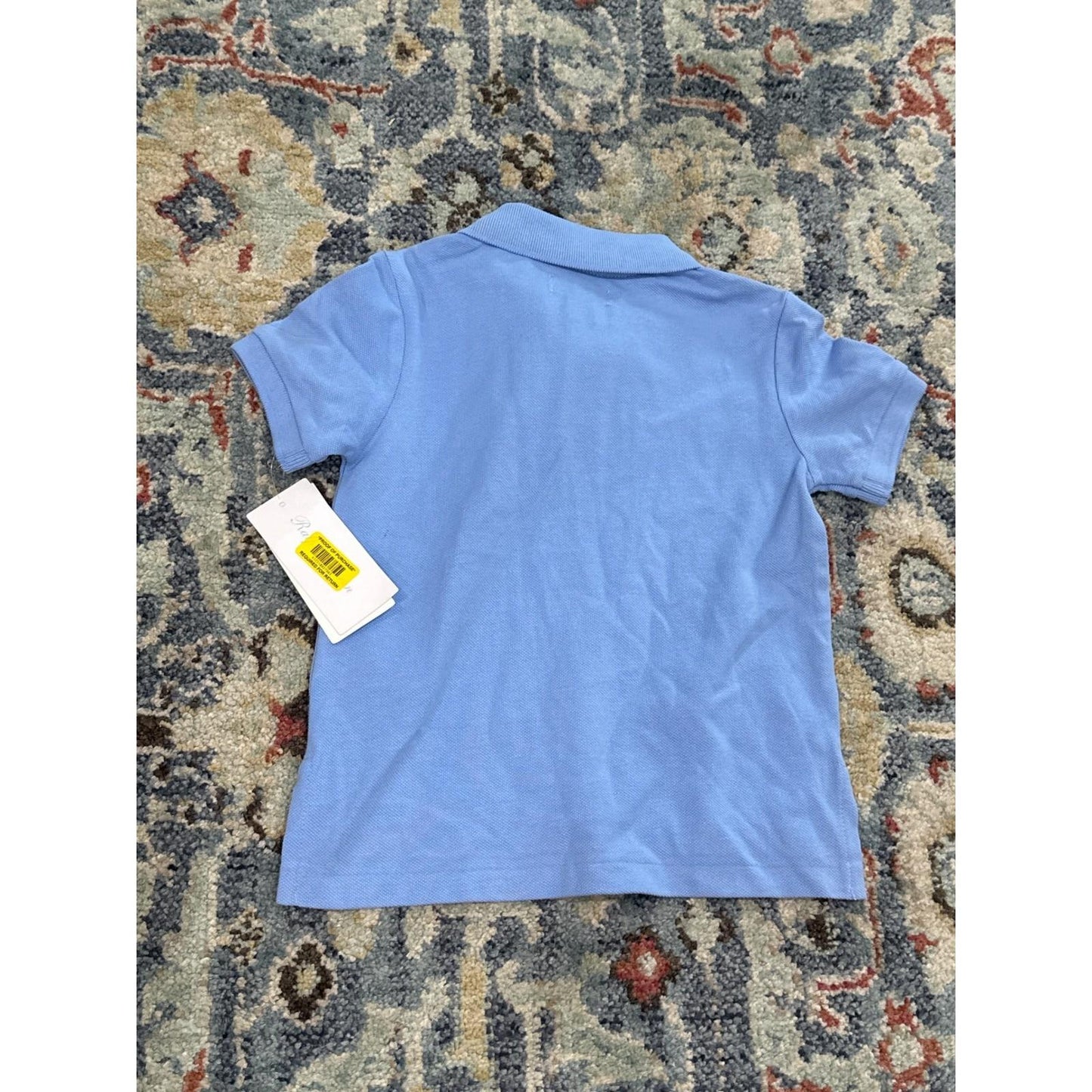 Ralph Lauren Polo Shirt Boys 24M Blue Short Sleeve Cotton NWT