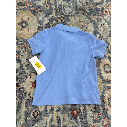Ralph Lauren Polo Shirt Boys 24M Blue Short Sleeve Cotton NWT