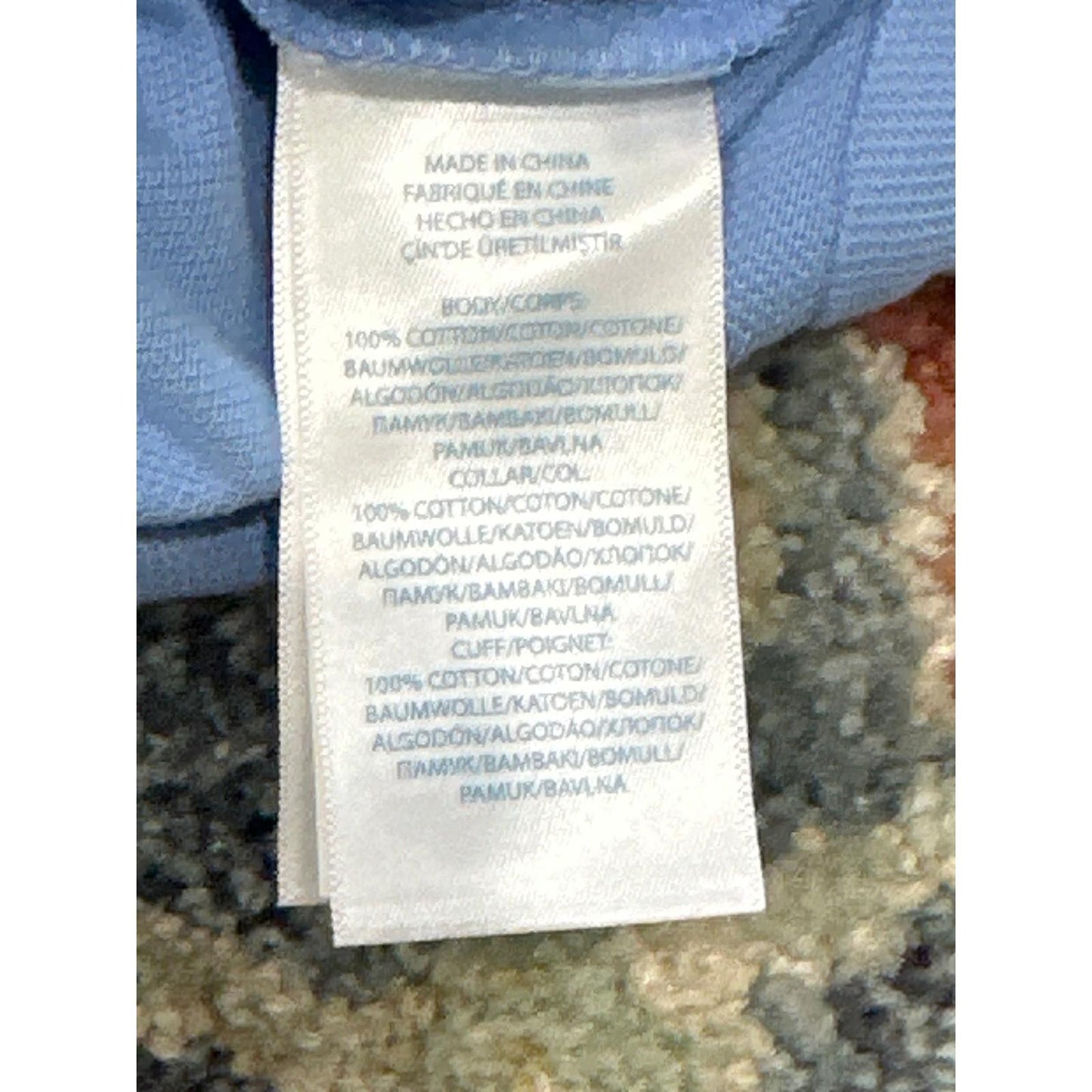 Ralph Lauren Polo Shirt Boys 24M Blue Short Sleeve Cotton NWT