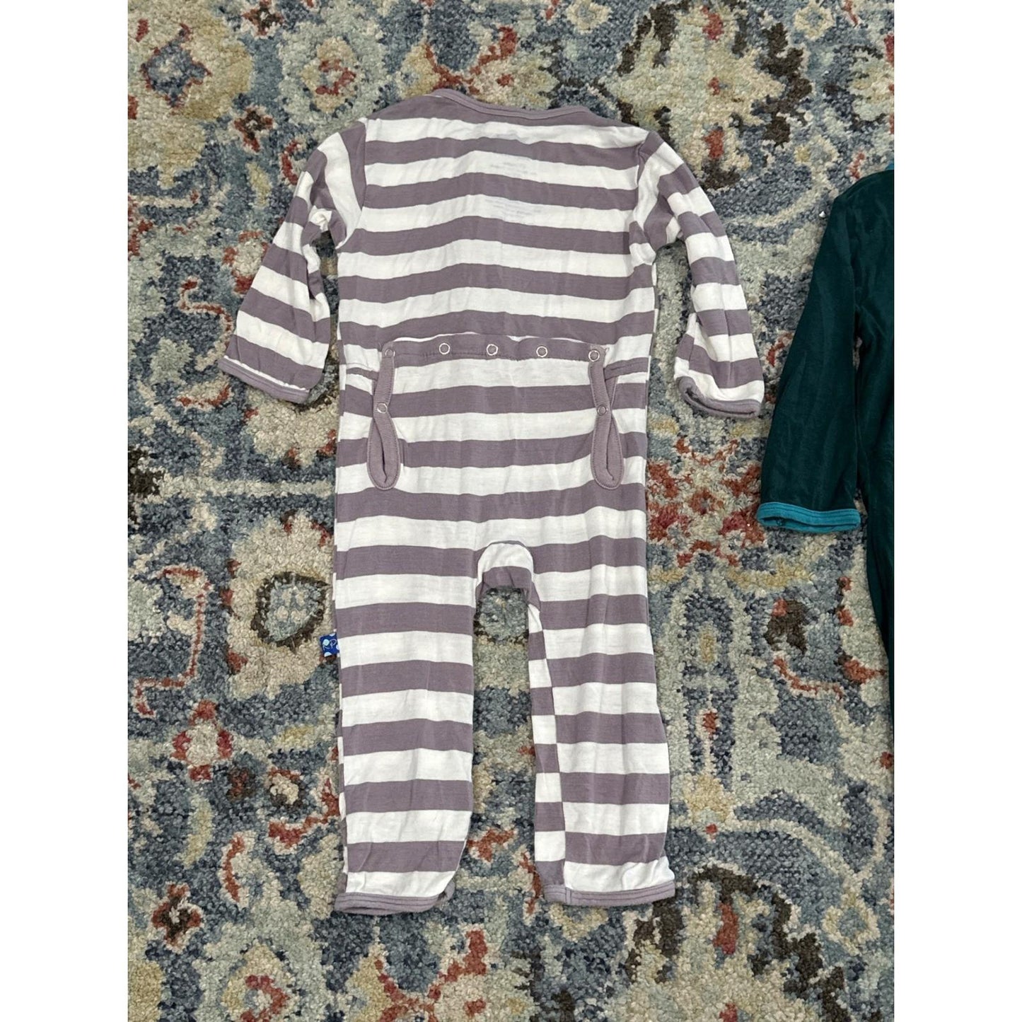 Kickee Pants Coverall Bundle Boys 6-9M & 6-12M Bamboo Romper Lot 5 Pieces