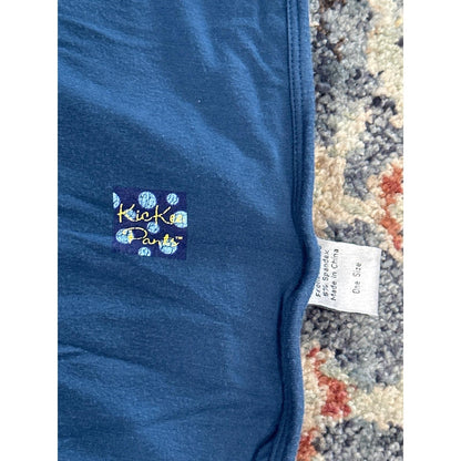 KicKee Pants Bundle Baby Boys 0-6M Blue Shark Nautical Blanket Gown