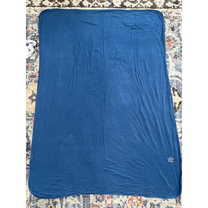 KicKee Pants Bundle Baby Boys 0-6M Blue Shark Nautical Blanket Gown