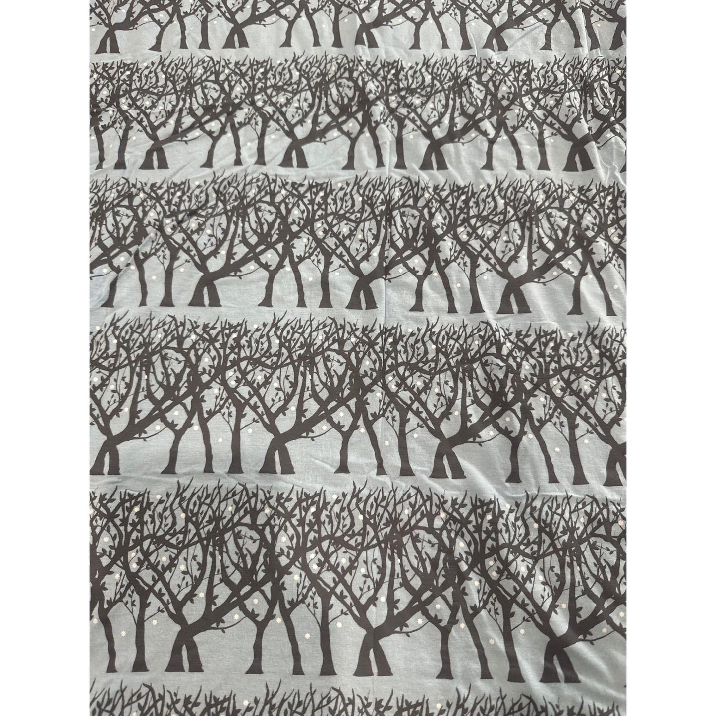 Kickee Pants Coverall Swaddle Set Boys 0-3M Grey Brown Tree Print