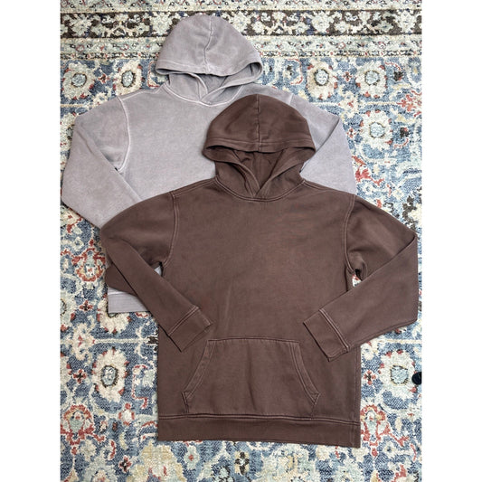 Wonder Nation Hoodie Bundle Boys 14/16 Brown Gray Husky Mineral Wash