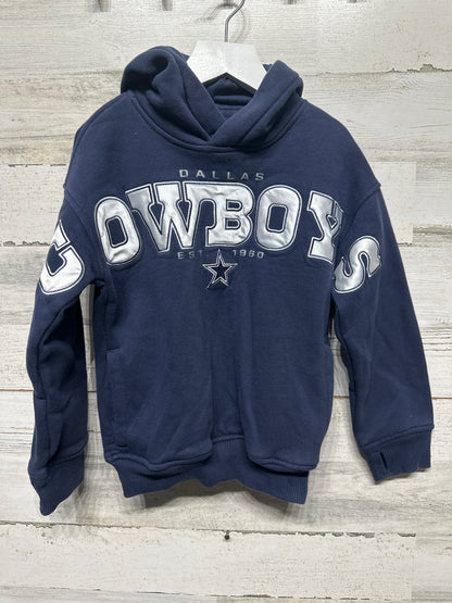 Youth Size 5/6 NFL Dallas Cowboys Embroidered Hoodie - Very Good Used Condition
