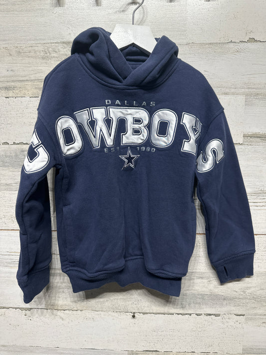 Youth Size 5/6 NFL Dallas Cowboys Embroidered Hoodie - Very Good Used Condition