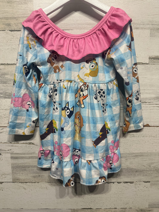 Girls Preowned Size 2t Bluey Dress - Good Used Condition*