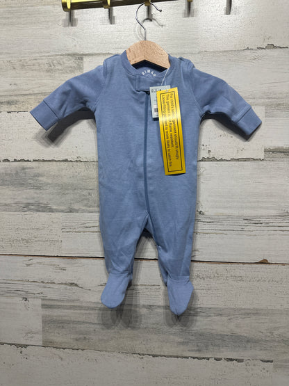 Boys Size Newborn Primary Organic Cotton Footie - New With Tags