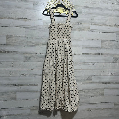 Women’s Size Medium Gaudie polka dotted maxi dress - very good used condition