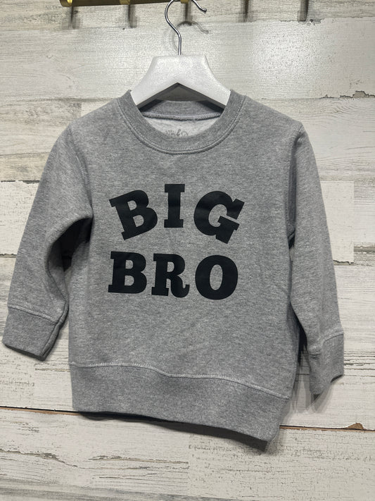 Boys Preowned Size 2t Sweet Wink Big Bro Sweatshirt - Very Good Used Condition