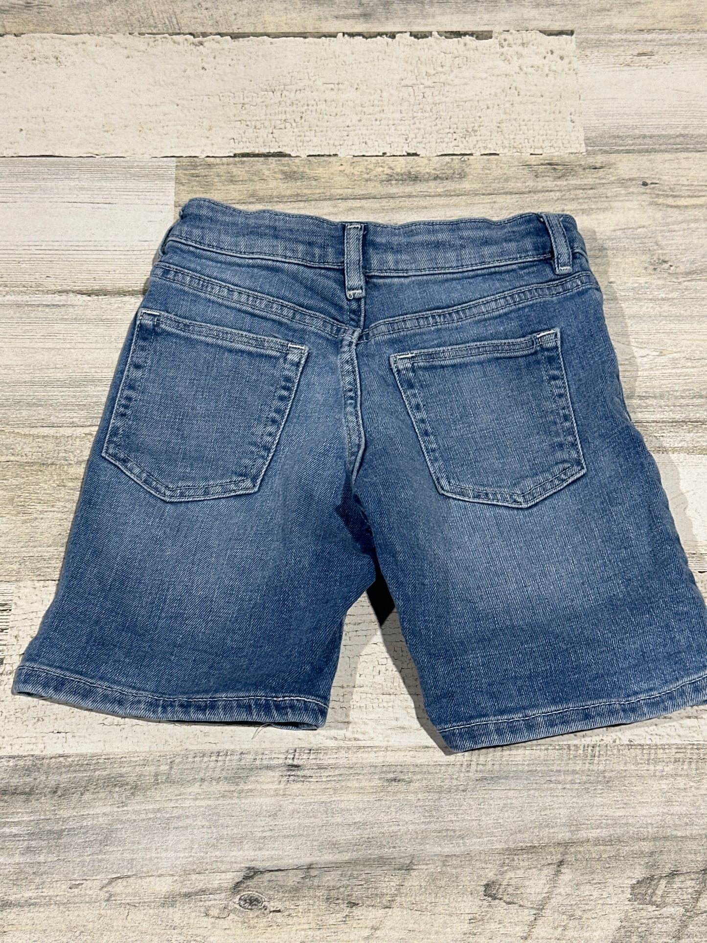 H&M Adjustable Waist Denim Shorts (Longer Length) - Girls Size 5t - Very Good Used Condition