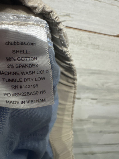 Chubbies Men’s Large Regular Fit Khaki Shorts 4” Inseam VGUC