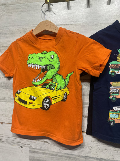 Boys Preowned Size 3t T-Shirt Lot (3 pieces) - Good Used Condition