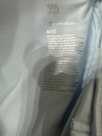 Girls Size 8 (Medium) All in Motion Active Light Blue Dress (with built in shorts) - Very Good Used Condition