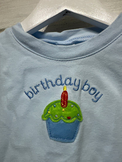 Size 12-18m Baby Essentials Birthday Boy Applique Shirt - Play Condition*