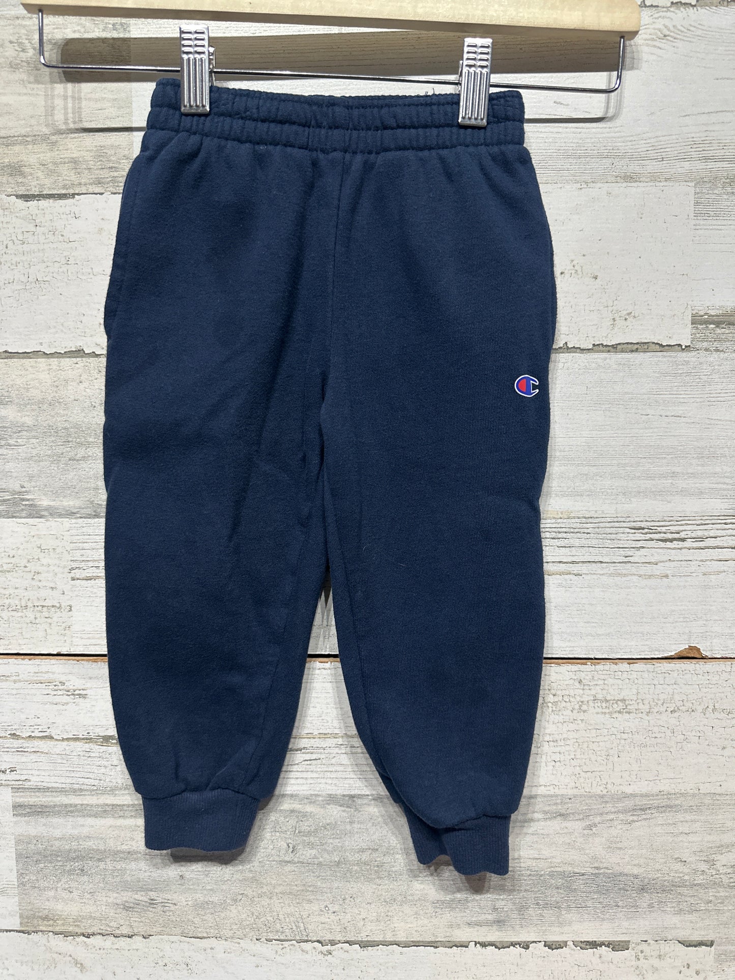 Boys Preowned Size 3t Champion Navy Sweatpants - Good Used Condition